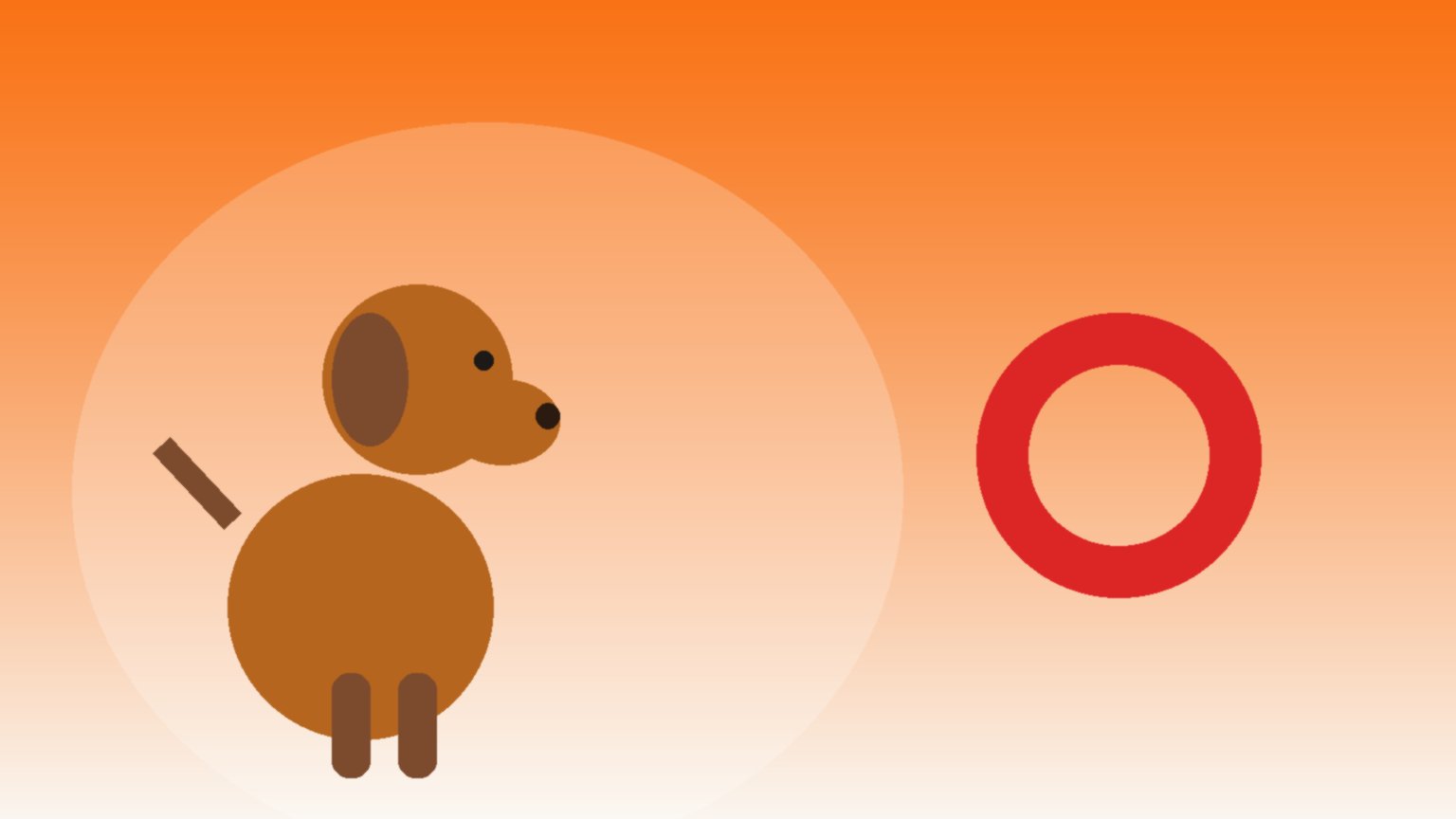 Illustration d un chiot qui mordille un jouet a macher